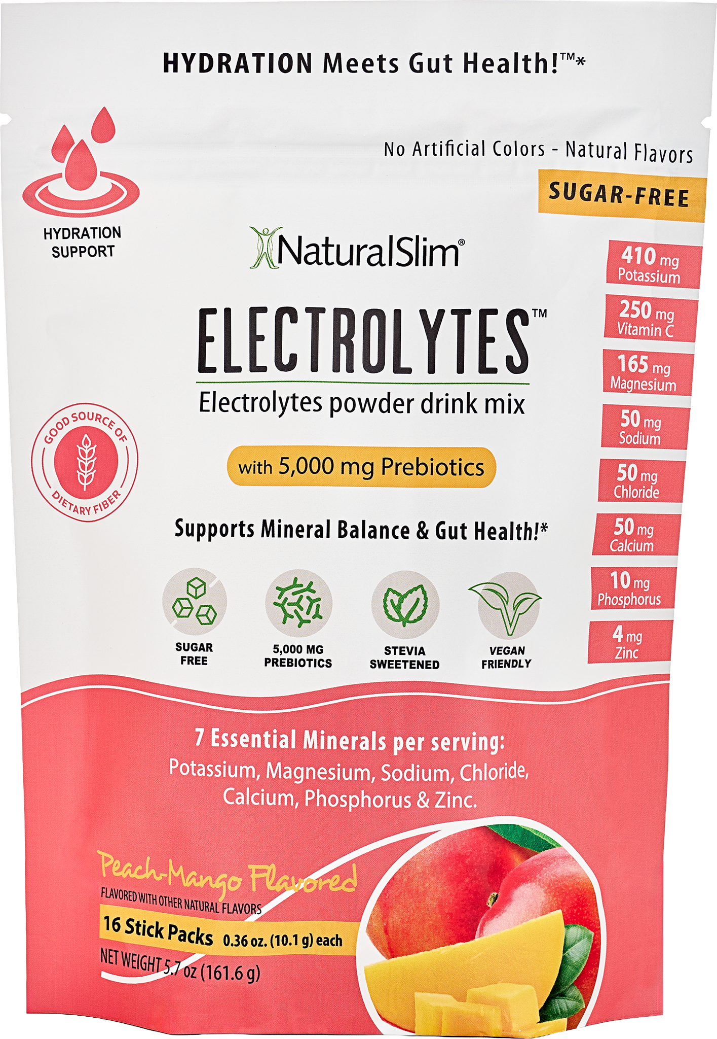 NaturalSlim Electrolytes™ Peach-Mango