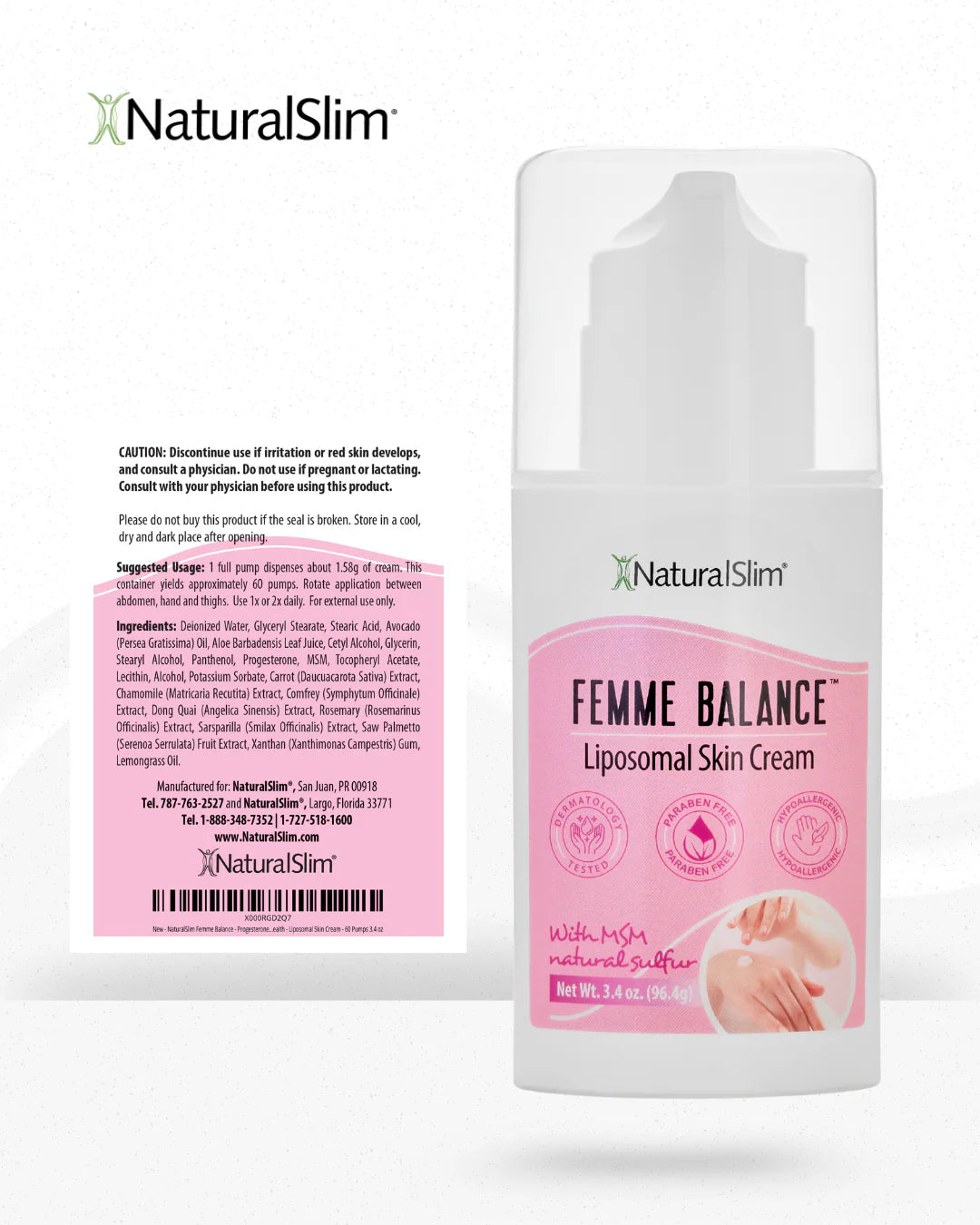 FEMME BALANCE™ | Crema de Progesterona