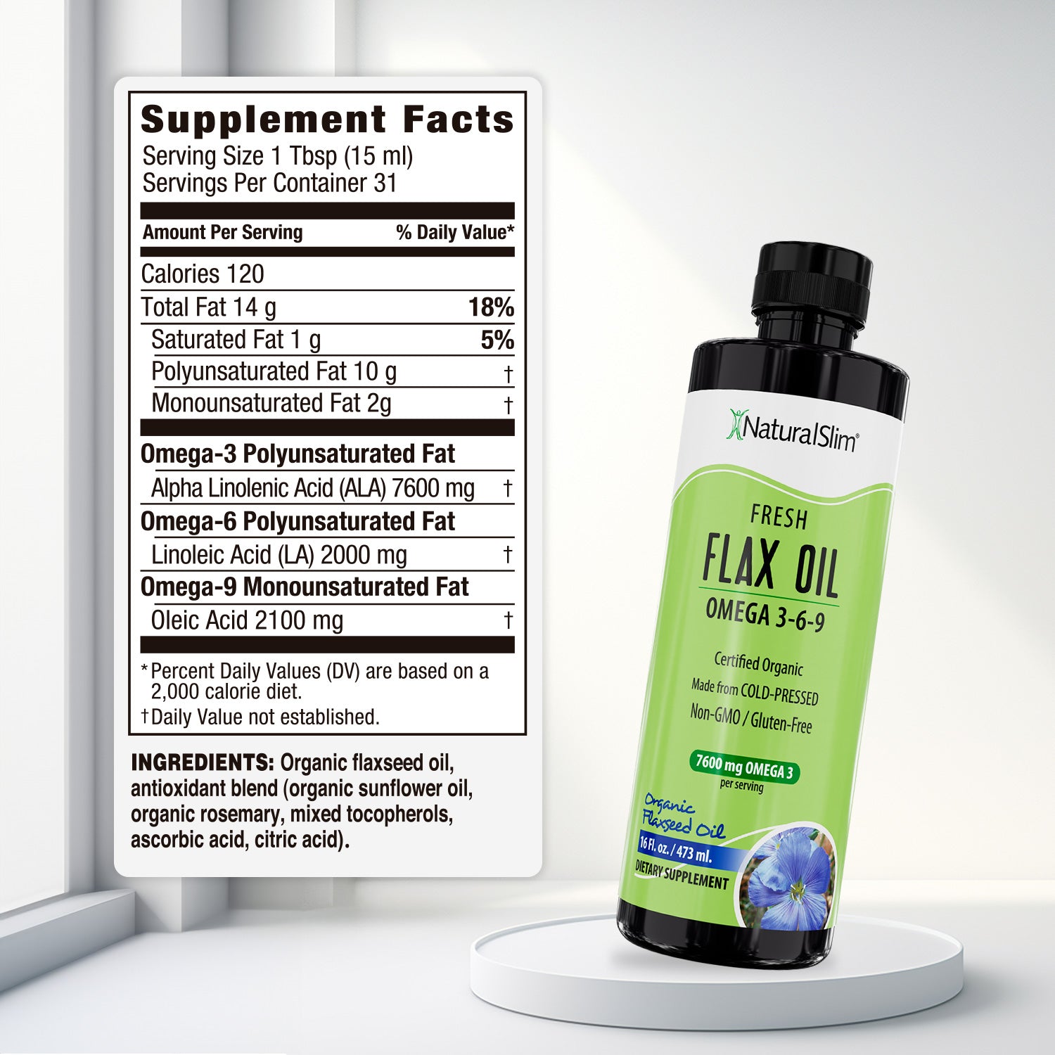 FlaxOil | Aceite de Lino (Omega 3-6-9)