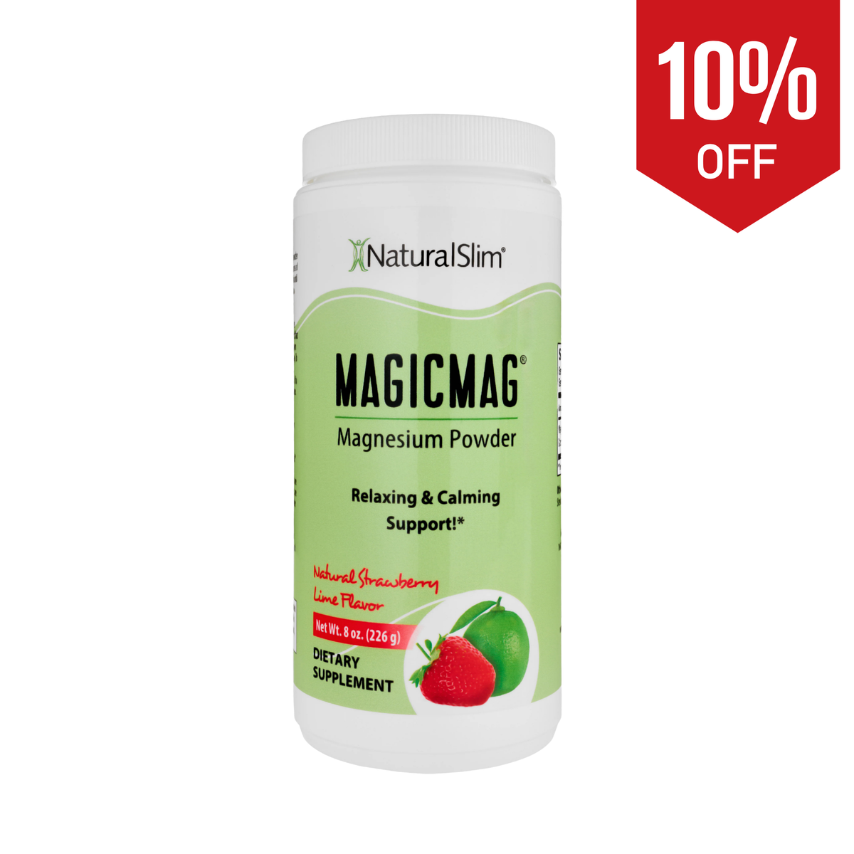 MAGICMAG® Fresa-Lima | Suplemento de Magnesio | Apoyo Relajante y Calmante
