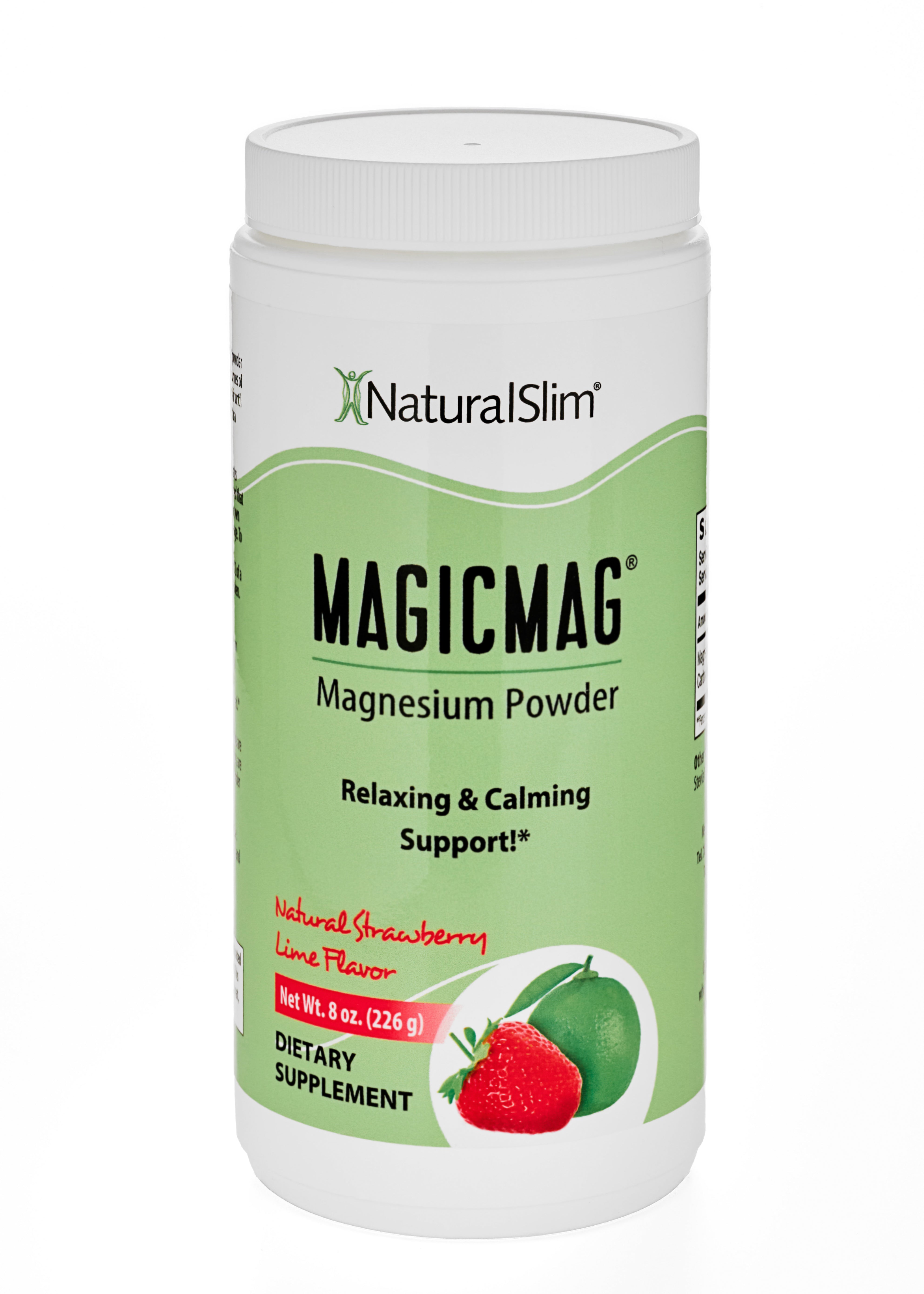 MAGICMAG® Fresa-Lima | Suplemento de Magnesio | Apoyo Relajante y Calmante