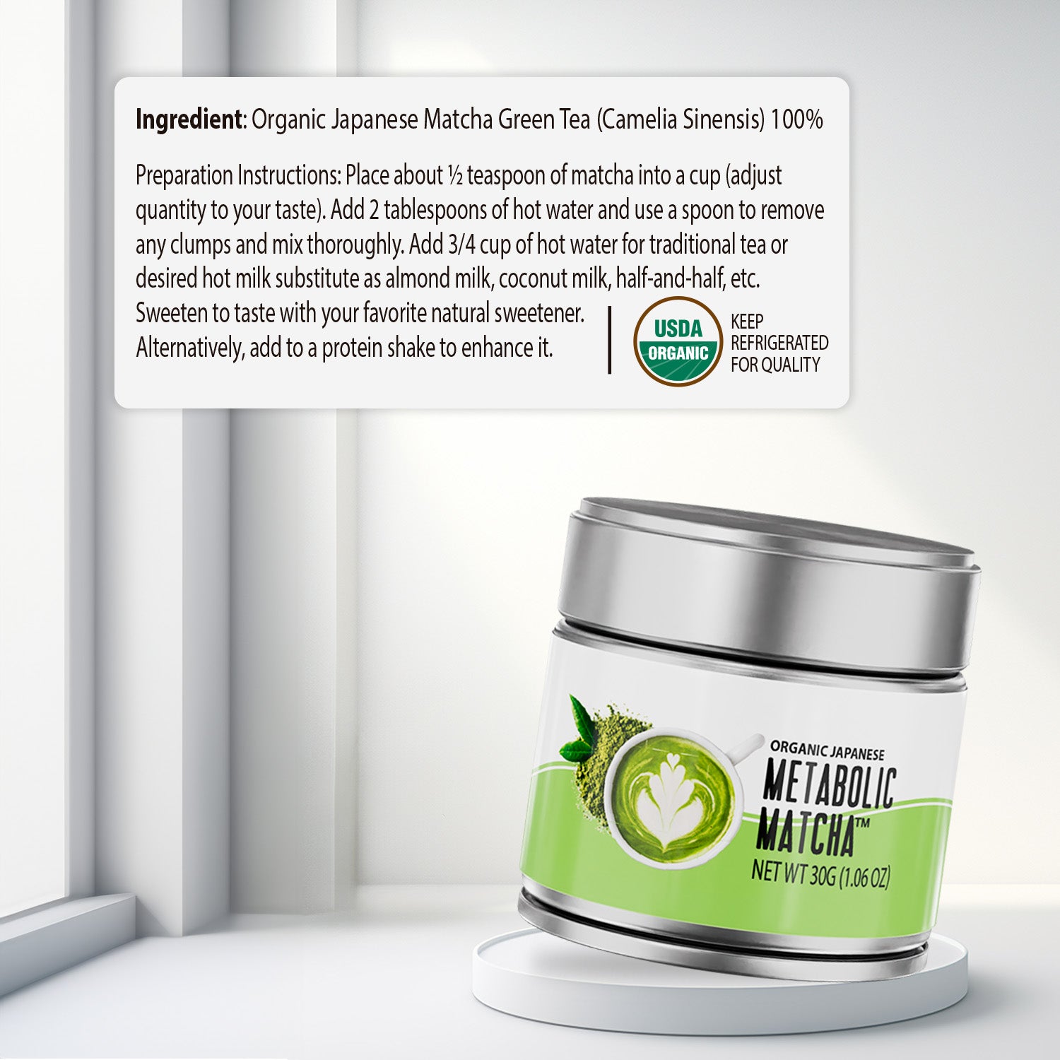 Metabolic Matcha® Tea | Té Matcha Orgánico