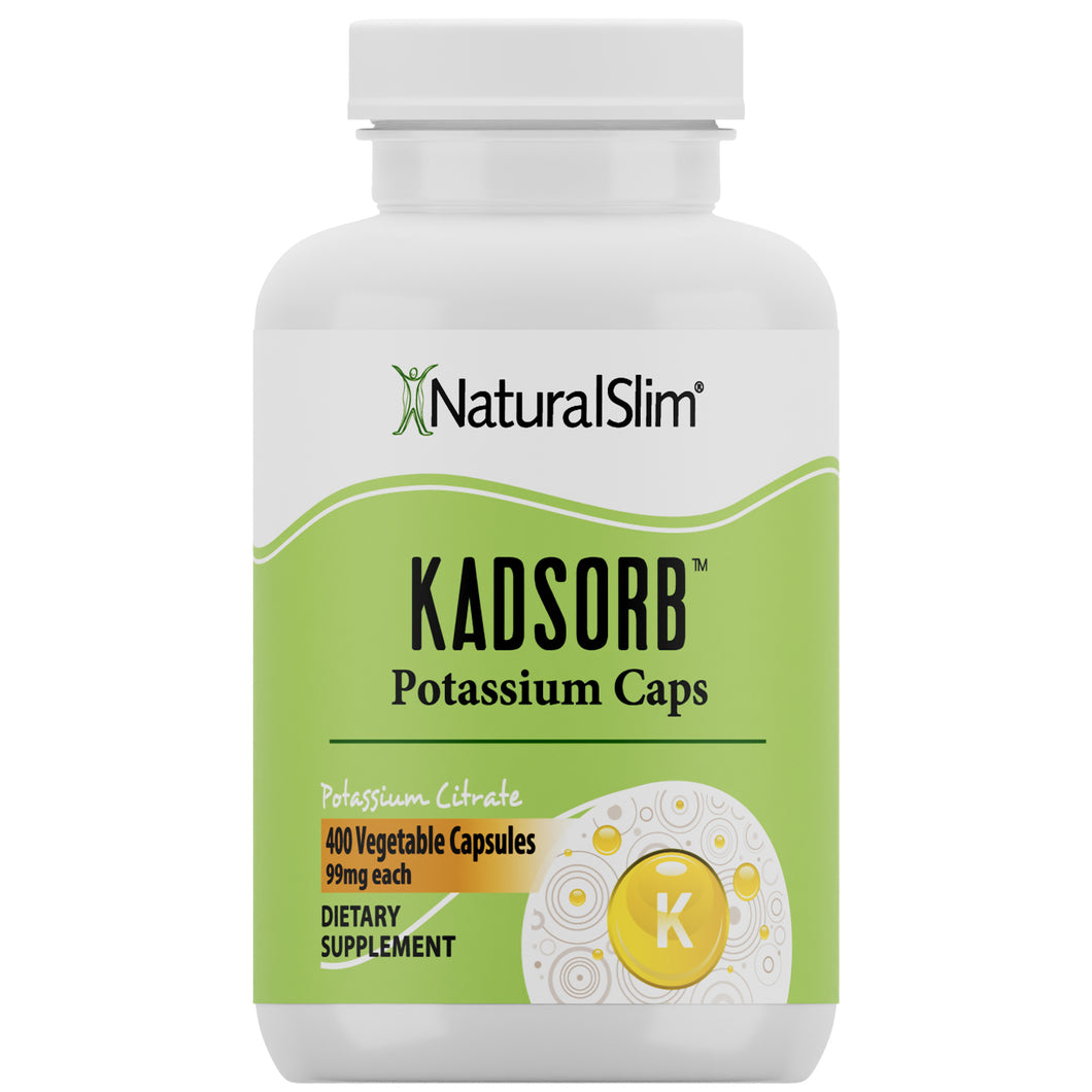 KADSORB® Potassium | Citrato de Potasio, 400 Capsules