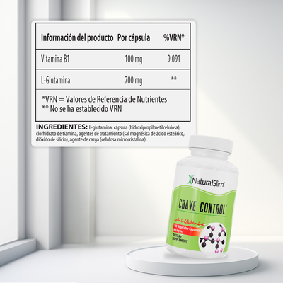 Crave Control información nutricional