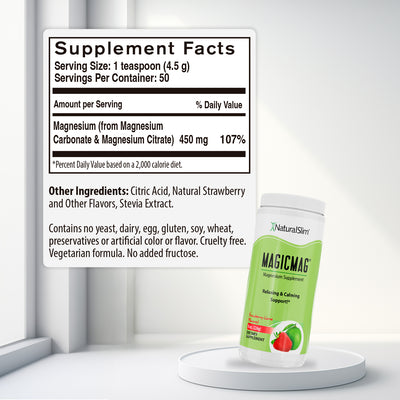 Dúo Dinámico (MagicMag & Kadsorb) - supplement facts label