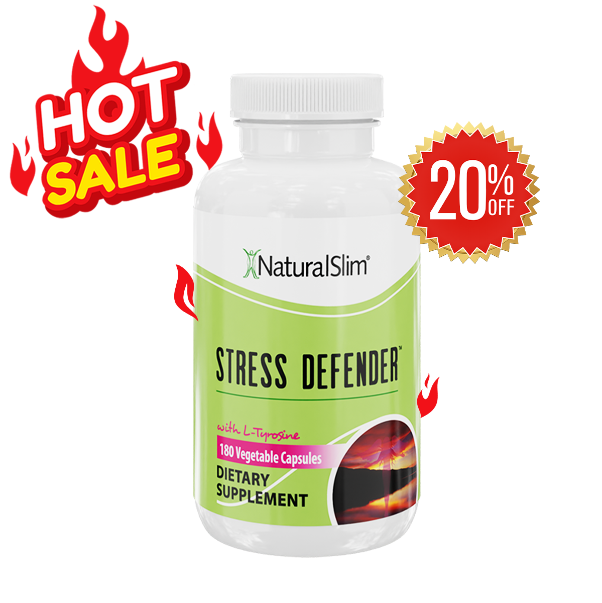 STRESS DEFENDER™ | Con Vitamina B5 y L-Tirosina