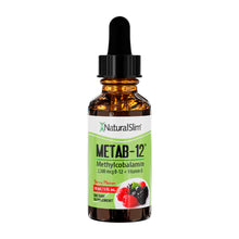 Cargar imagen en el visor de la galería, METAB-12® ® Berry Liquid Vitamin B-12 (methylcobalamin) + Vitamin D
