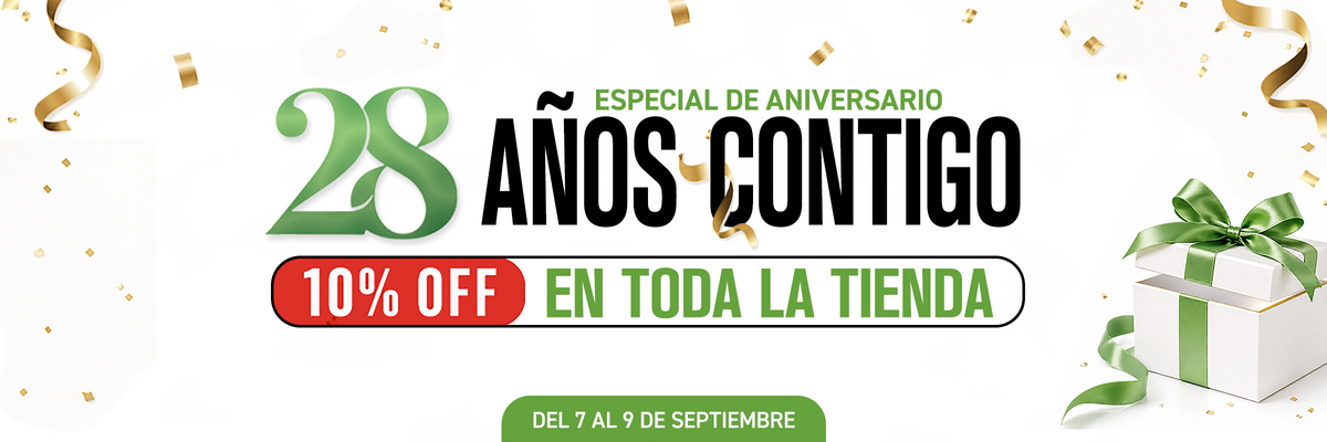 NaturalSlim 28 years anniversary, 10% off 7-9 September