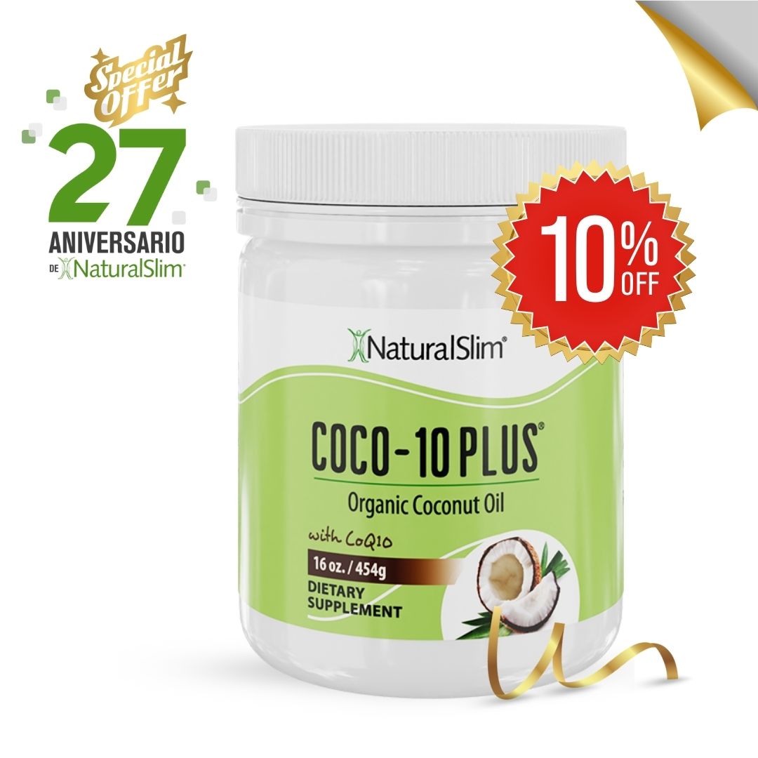 COCO-10 PLUS™ | Aceite de Coco con CoQ10