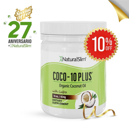 COCO-10 PLUS™ | Aceite de Coco con CoQ10