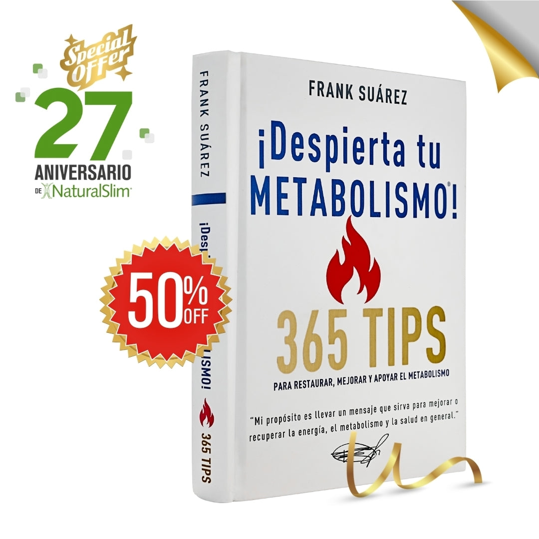 Nuevo Libro - ¡Despierta tu Metabolismo! 365 Tips para Restaurar, Mejorar y Apoyar el Metabolismo