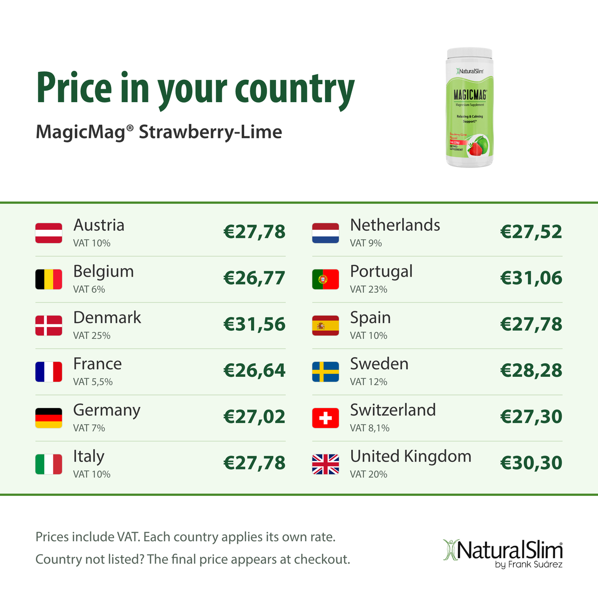 [prices] Price in your country: MagicMag® Strawberry-Lime