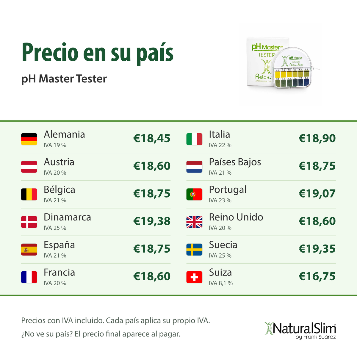 Precio en su país: pH Master Tester
