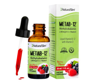 METAB-12® ® Berry Liquid Vitamin B-12 (methylcobalamin) + Vitamin D